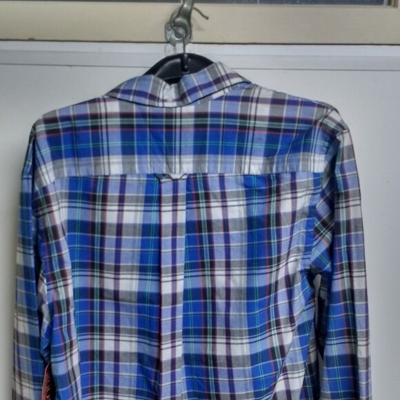 Men's Merona Medium Long-Sleeved Button-Down Shirt (21.5" ptp) - Picture 3 of 6